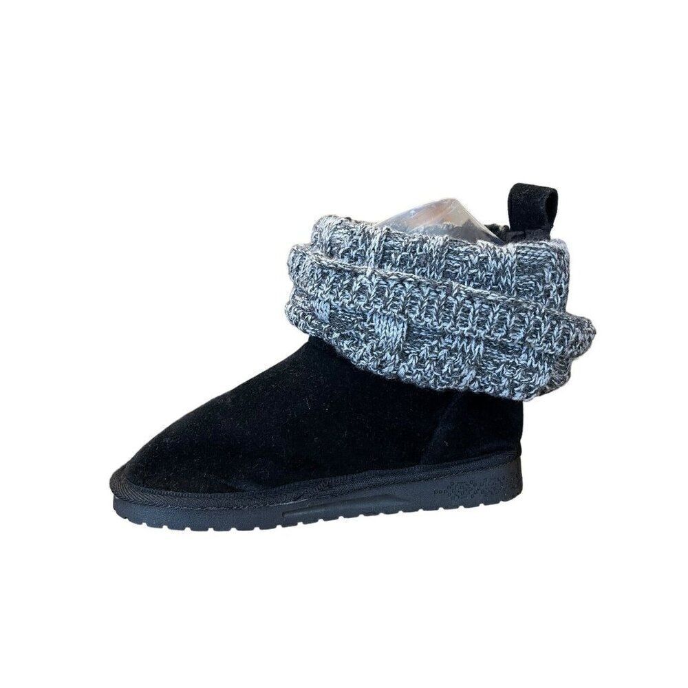 MukLuks Women's 6 Boots Faux Suede Faux Fur Ankle Booties Water Resistant NWT - Picture 4 of 7
